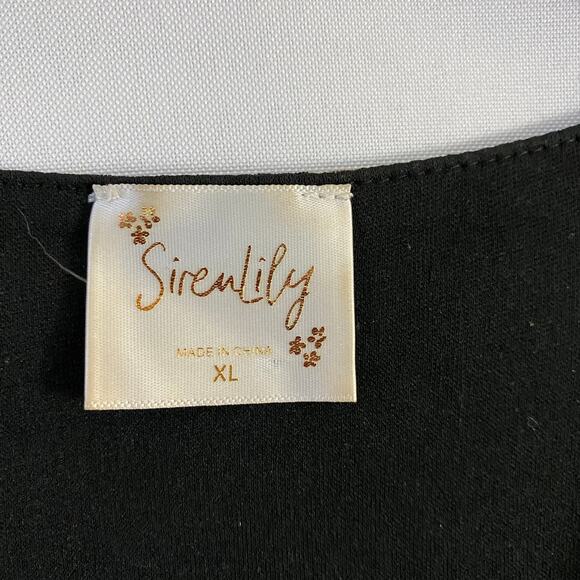 Siren Lily‎ Leopard Print Maxi Tiered Dress Women Size XL Brown Boho Lagenlook - Picture 7 of 12